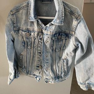 Girls whitewash Jean jacket